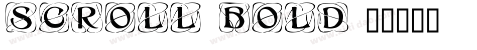 Scroll Bold字体转换